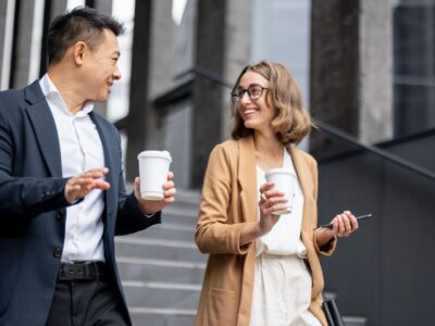 Lustig guten Start und viel Erfolg im neuen Job wünschen
